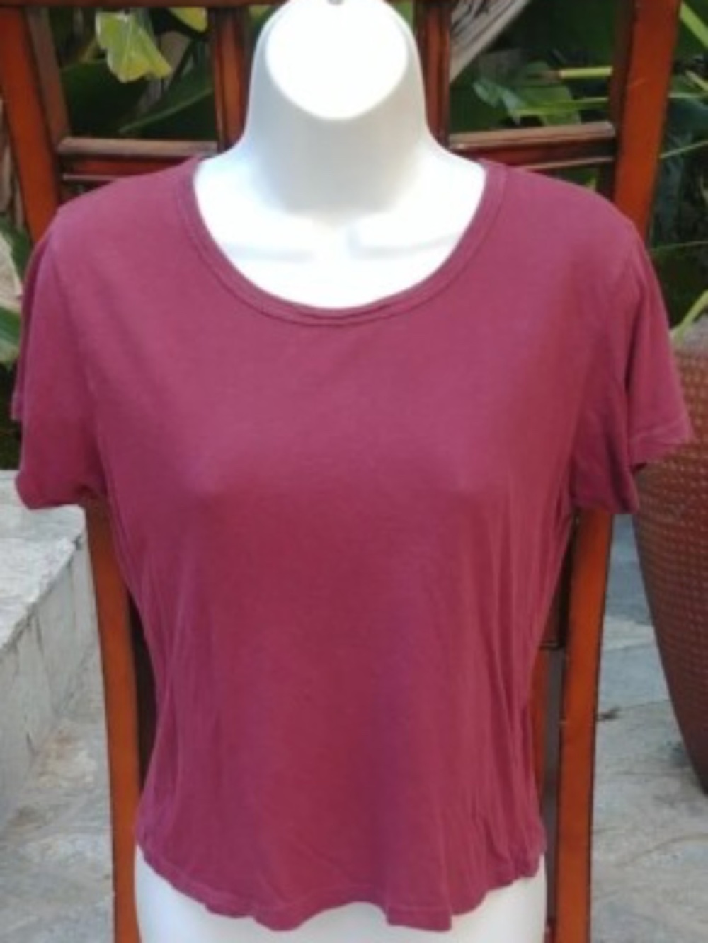 brandy melville maroon top